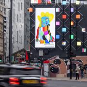 The Old Street 'digital canvas' display screen