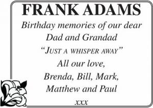 Frank Adams