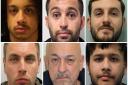 Top left to bottom right: Cameron Robinson, Muhamet Qosja, Andreas Antoniades, Andrius Stanelka, William Powell and Mohammed Chowdhury. Picture: Met Police