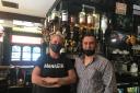 Manager Zoe Nisbet and owner George Balisani at Ilford's General Havelock pub, which is expected to reopen on May 17. Picture: Roy Chacko