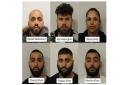 Six members of an organised crime group, which included a police officer, have been jailed for intercepting at least £850,000 from rival drug gangs.