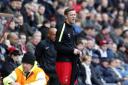 Leyton Orient player-manager Kevin Nolan shows his frustrating from the touchline (pic: Simon O'Connor).