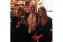 Christine Hunt, Colin Hunt and Leanne Fox at the Great British Kebab awards