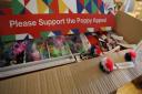 The poppy centre on Hall Lane in Chingford is the main centre for distribution of poppy's for Remebrance Day for the whole of East London.

The new school pack for Remebrance day including poppy's, wrist bands, rulers, fluffly toys and rings.