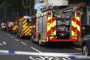 A stock image of fire engines - at least seven were called to the blaze in Bow, according to an eyewitness