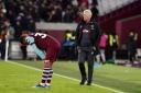 West Ham boss David Moyes looks on