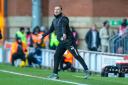 Leyton Orient boss Richie Wellens gestures on the touchline