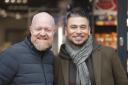 Jake Wood and Ricky Norwood at Saturday's (December 2) opening
