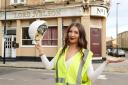 Cara Venn outside her Lord Nelson pub she plans to reopen