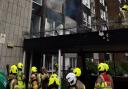 Firefighters were called to the incident on Granby Street on Thursday evening