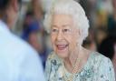 Queen Elizabeth II during a visit to officially open the new building at Thames Hospice, Maidenhead, on Friday July 15, 2022