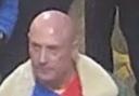 British Transport Police would like to speak with this man after a man woke up to another man sexually assaulting him on a train from London Liverpool Street Station to Colchester