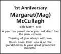 Margaret(Mag) McCullagh