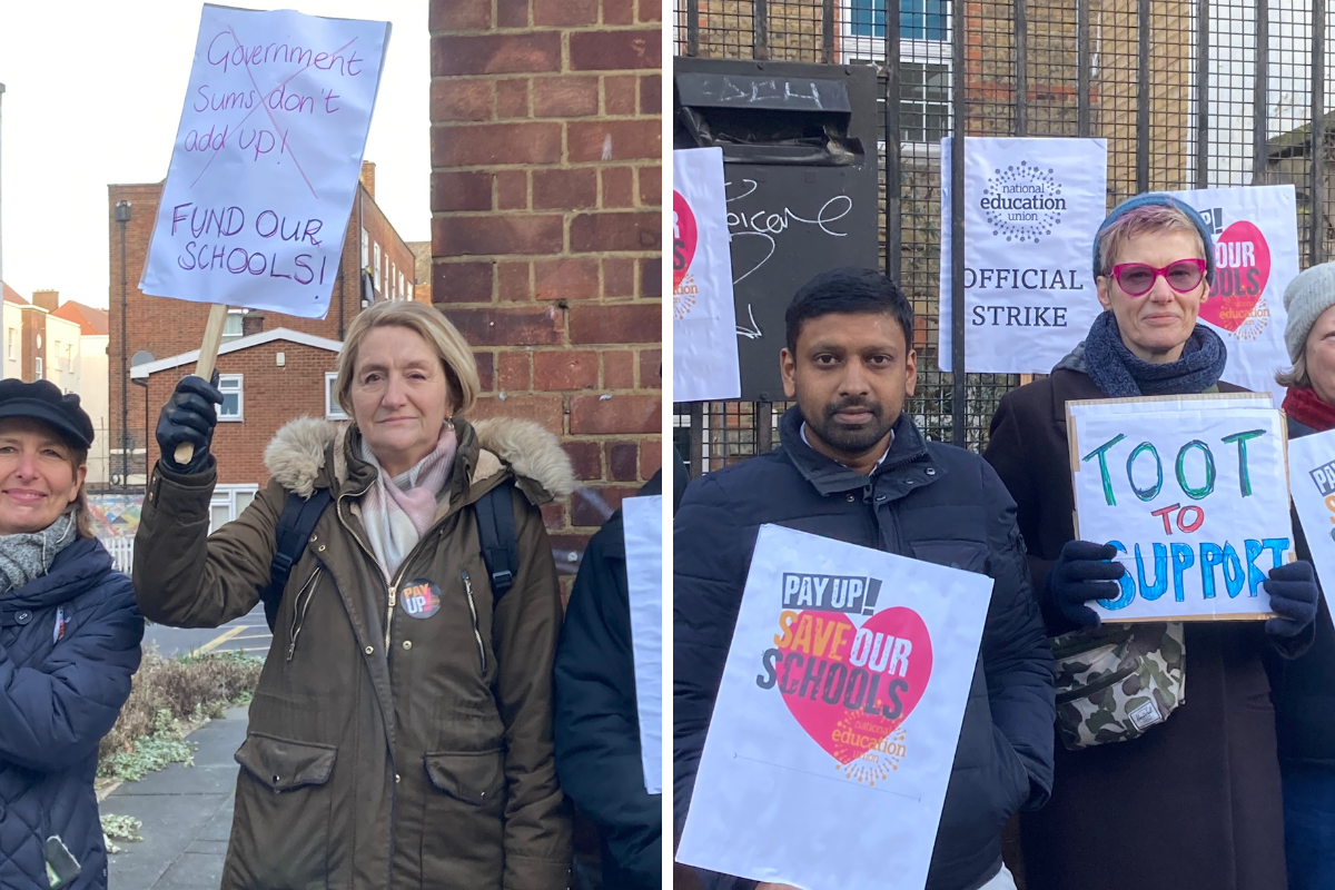 Bethnal Green education staff speak out on strike picket line - Vimarsana News