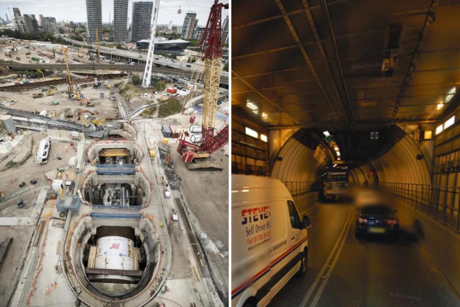 The differences of Silvertown Tunnel and Blackwall Tunnel