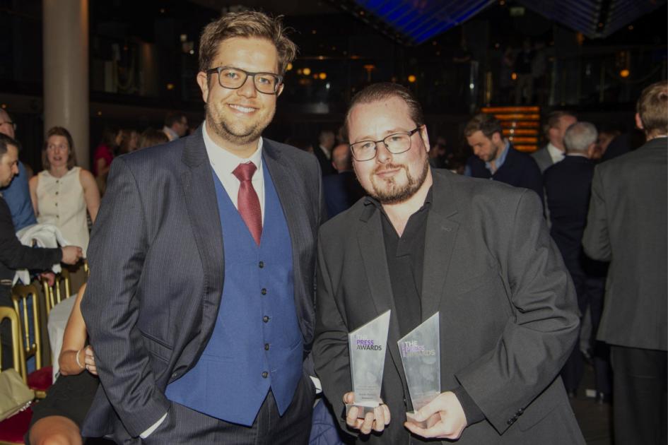 Newsquest’s Charles Thomson wins two Regional Press Awards