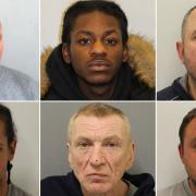 Some of the east London offenders who were jailed in May