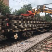 Network Rail replaced almost one and a half miles of track in the works at Upton Park.