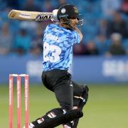 Ravi Bopara of Sussex in batting action against Essex Eagles in the Vitality Blast T20
