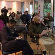 Residents at the meeting on May 4 at the Veterans Club on Limehouse Street