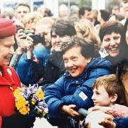 The Queen visits New Kingshold in Hackney in 1990