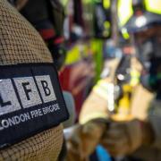 London Fire Brigade (LFB) were called to the site of a partial building collapse in Hampstead today (May 31).