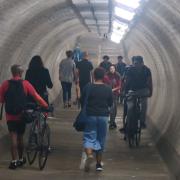 The Greenwich foot tunnel under the Thames.
