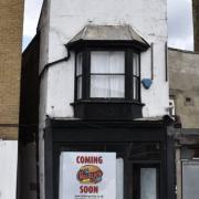 The former funeral parlour in Commercial Road before work began