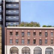 A CGI shows the tower appearing behind the Victorian frontage