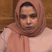 MP Apsana Begum at a 2020 Parliamentary debate on Westferry housing in her constituency