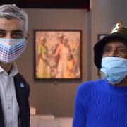 Tower Hamlets resident Leila Clarke joined Sadiq Khan at the Museum of London as he launched the Dementia Friendly Venues Charter