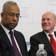 Lutfur Rahman (left) and John Biggs last went head-to-head for mayor in 2014 at this London Citizens hustings