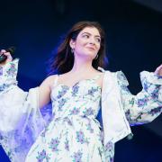 Lorde performs at All Points East on Friday night. Picture: Jordan Curtis Hughes