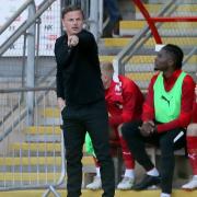Leyton Orient manager Richie Wellens issues instructions