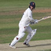 Tom Westley in batting action for Essex during the 2022 season