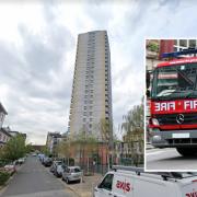 Fire services were called to Bow after reports of a fire