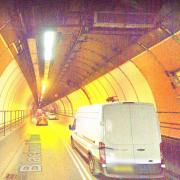 Emergency services were called to reports of a crash in Blackwall Tunnel yesterday