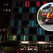 The London Fire Brigade was called to the hotel fire in Minories, Tower Hill on June 2
