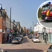 Firefighters were called to Roman Road on Wednesday (September 13)