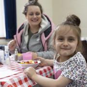 Families get free community meals