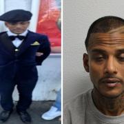 Zohirul Haque was wearing a suit and bow tie when he was arrested (left image))