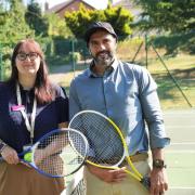 Lisa Kordas, General Manager at Freedom Leisure, and Worcester City Council’s Deputy Leader and Communities Committee Chair, Councillor Jabba Riaz