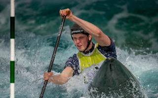 James Kettle in action. Image: British Canoeing