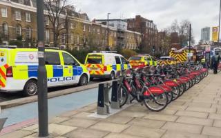 A man has sustained life-threatening injuries in Bow Road station