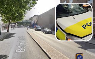 The police car was driving on the wrong side of the road, according to the IOPC