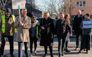 Bishop of London Dame Sarah Mullally returns to disused railway yard in Cable Street