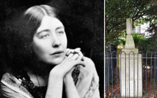 Suffragette, peace activist and humanist Sylvia Pankhurst erected a memorial against aerial bombing in Woodford Green (Image: Wikimedia)