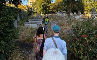 The Friends of Tower Hamlets Cemetery Park led a special walk to celebrate the solar eclipse on August 12 (Image: Jimmy Clee)